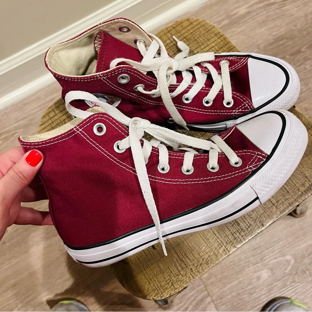 Converse Garnet High-Top Sneakers - Picture 4 of 8